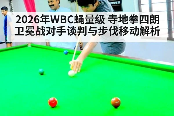 2026年WBC蝇量级 寺地拳四朗卫冕战对手谈判与步伐移动解析 | j9 game